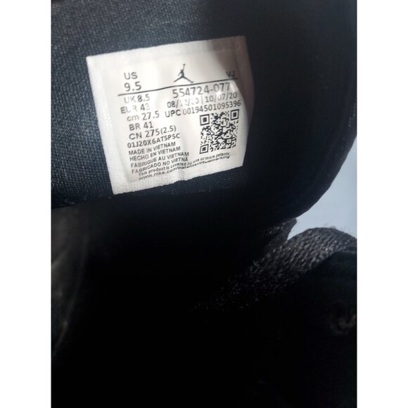 Nike 554724-077 Jordan 1 Mid Hyper Royal - Men's Size 9.5 - Picture 14 of 16